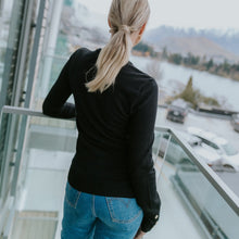 Load image into Gallery viewer, Moke Nicki Women's Sweater - Black Apparel > Women > Clothing > Knitwear > Jumpers > Crew Neck Jumpers > Moke Hyde Boutique
