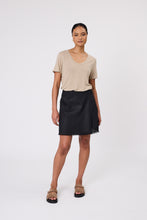 Load image into Gallery viewer, Marlow Noto Linen Tee - Taupe. Hyde Boutique
