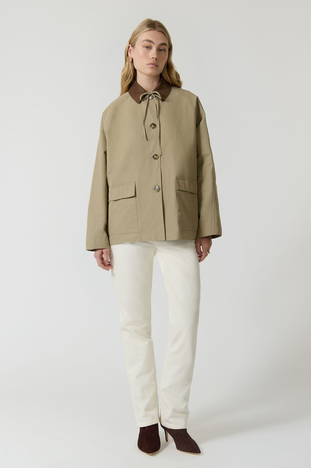 ONTE Olivia Jacket - Green Hyde Boutique