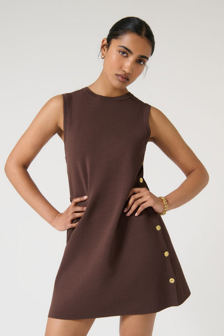 ONTE Selena Tunic - Chocolate Hyde Boutique