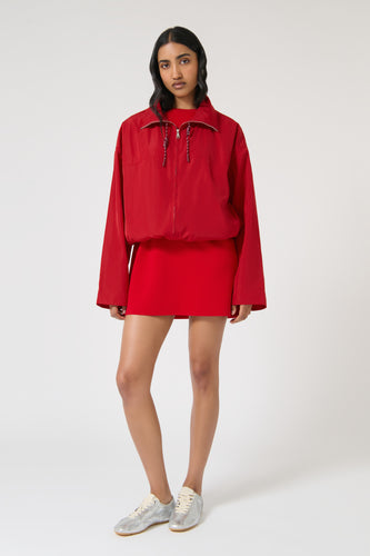 ONTE Adela Windbreaker - Red Hyde Boutique