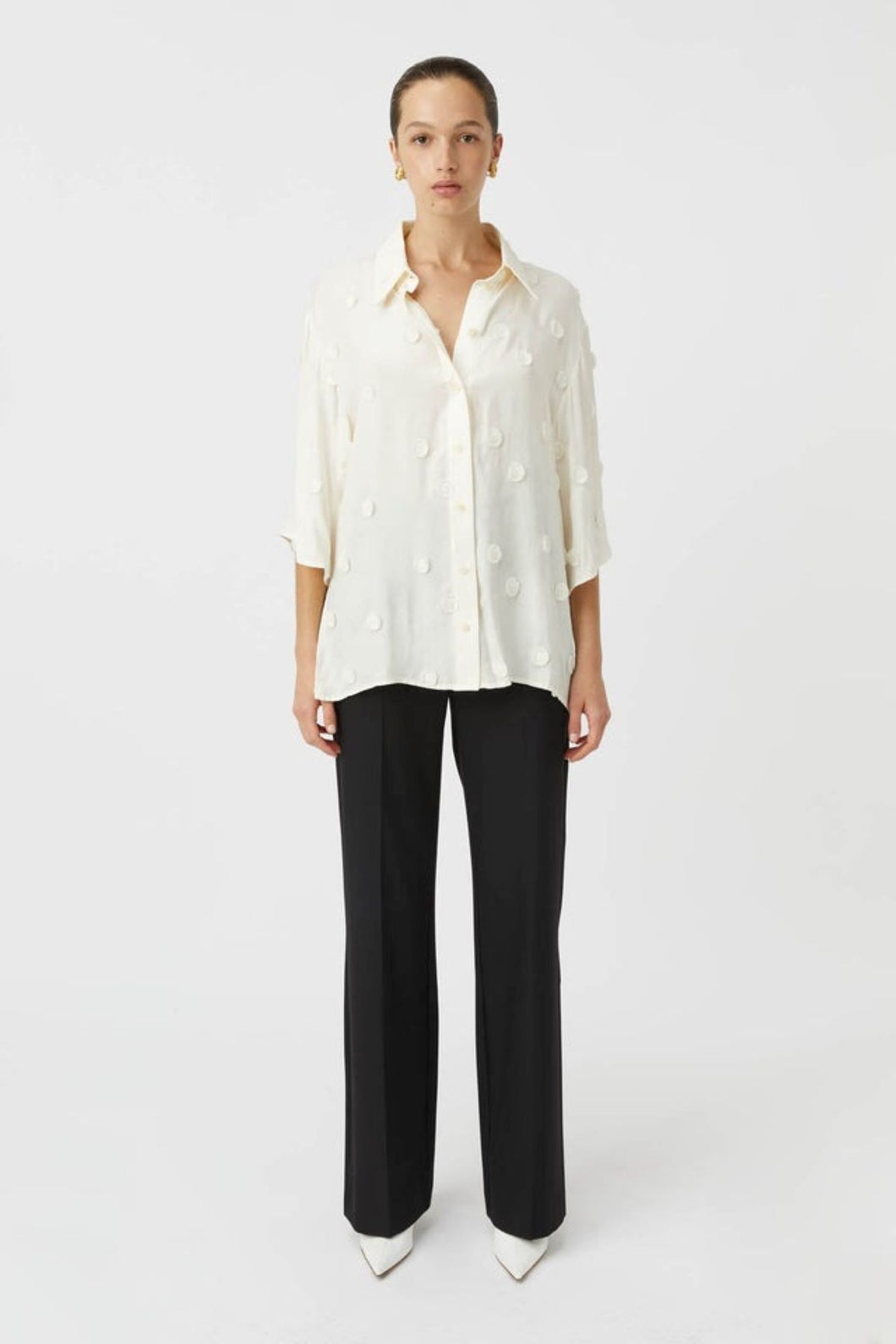 Camilla and Marc Ottilie Shirt - Cream  Hyde Boutique   