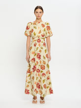 Load image into Gallery viewer, Kivari Odessa Maxi Dress - Butter/Red Hyde Boutique
