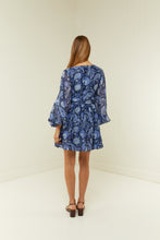 Load image into Gallery viewer, Palm Noosa Lucia Dress - Blue Paisley  Hyde Boutique   
