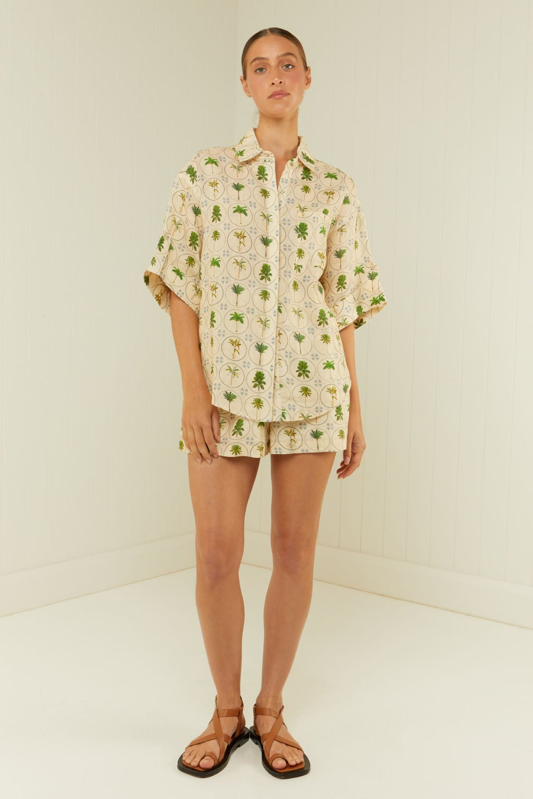 Palm Noosa Mirage Shirt - Tropical Palms  Hyde Boutique   