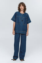 Load image into Gallery viewer, Marle Patch Pocket Shirt - Washed Indigo Hyde Boutique
