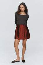 Load image into Gallery viewer, Marle Piper Skirt - Sangria Hyde Boutique
