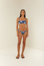 Load image into Gallery viewer, Palm Noosa Tie Up Bikini Bottoms - Blue Paisley  Hyde Boutique   
