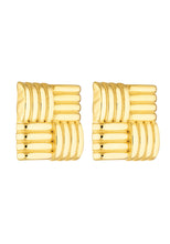 Load image into Gallery viewer, Porter Cushion Earrings - Gold  Hyde Boutique   
