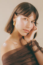 Load image into Gallery viewer, Porter Dina Hoops - Gold  Hyde Boutique   
