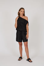 Load image into Gallery viewer, Marlow Palma Asymmetric Top - Black
