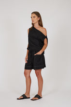 Load image into Gallery viewer, Marlow Palma Asymmetric Top - Black

