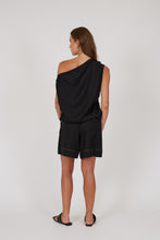 Load image into Gallery viewer, Marlow Palma Asymmetric Top - Black
