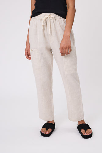 Marlow Paradise Linen Pant - Natural Hyde Boutique