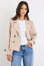 Load image into Gallery viewer, Stories Be Told Pathway Cropped Trench - Taupe
