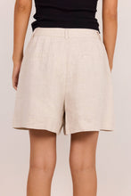 Load image into Gallery viewer, Stories Be Told Literal Linen Pleat Front Shorts - Natural
