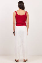 Load image into Gallery viewer, Ivy + Jack Transit Pull On Waist Tie Barrel Leg Pants - White Hyde Boutique
