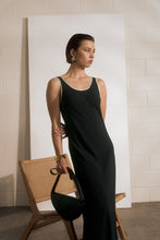 Load image into Gallery viewer, Marlow Phase Bias Maxi Dress - Black/Ivory. Hyde Boutique
