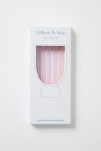 Load image into Gallery viewer, Willow &amp; Mae Pink Straight Reuseable Pk 4 Glass Drinking Straws Hyde Boutique
