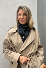 Load image into Gallery viewer, Dark Hampton x Ellie Compton The Quin Navy Wool Silk Scarf Arriving Tuesday Hyde Boutique
