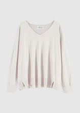 Load image into Gallery viewer, Alete Threads by Aleger The V Sweater - Ivory Arriving Soon
