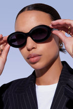 Load image into Gallery viewer, Karen Walker Rapture Sunglasses - Black  Hyde Boutique   
