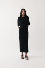 Load image into Gallery viewer, Rebe Column Cape Dress - Black Hyde Boutique
