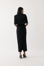 Load image into Gallery viewer, Rebe Column Cape Dress - Black Hyde Boutique
