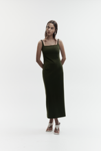 Load image into Gallery viewer, Rebe Column Cape Dress - Olive Hyde Boutique
