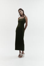 Load image into Gallery viewer, Rebe Column Cape Dress - Olive Hyde Boutique
