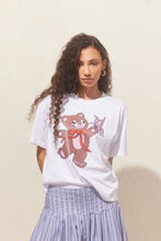 Load image into Gallery viewer, Ruby Rubear Tee - White | Teddy Bear Arriving Soon Hyde Boutique
