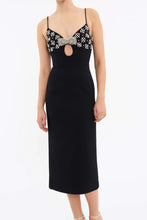 Load image into Gallery viewer, Rebecca Vallance Rina Strap Midi Dress - Black  Hyde Boutique   
