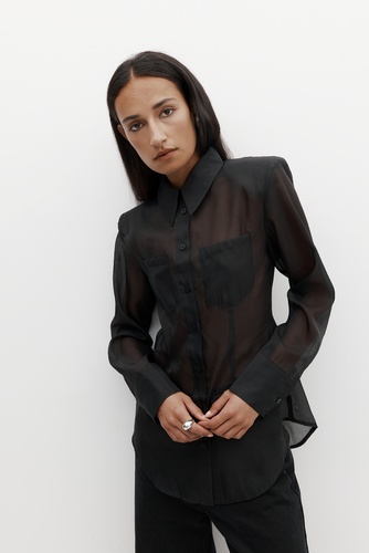 Rebe Ralph Shirt - Black Hyde Boutique