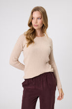 Load image into Gallery viewer, Marlow Reign Long Sleeve Knit - Wheat Hyde Boutique
