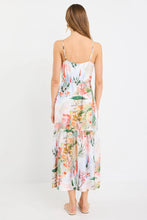 Load image into Gallery viewer, Among The Brave Relax Strappy Tiered Midi Dress - Tuscan Sunset

