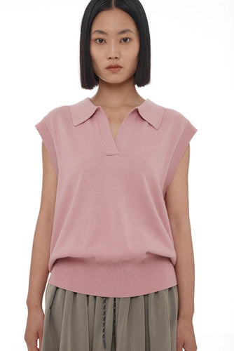 Ricochet Arnaldi Vest - Powder Pink Hyde Boutique