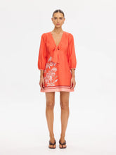 Load image into Gallery viewer, Kivari Ruby Tie Front Mini Dress Hyde Boutique
