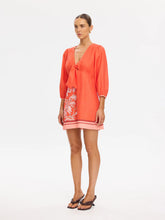 Load image into Gallery viewer, Kivari Ruby Tie Front Mini Dress Hyde Boutique
