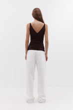 Load image into Gallery viewer, Rebe Ruched Top - Plum
