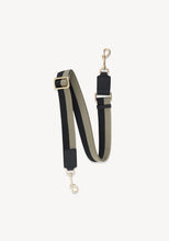 Load image into Gallery viewer, SABEN Feature Strap Webbing - Black + Eucalyptus Stripe
