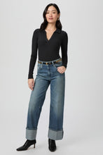 Load image into Gallery viewer, Paige Sasha Ankle Wide Cuff Jean - Blue Note Distressed Hyde Boutique
