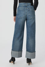 Load image into Gallery viewer, Paige Sasha Ankle Wide Cuff Jean - Blue Note Distressed Hyde Boutique
