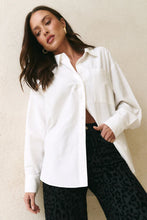 Load image into Gallery viewer, Stories Be Told Signature Oxford Oversized Shirt - Ivory Apparel > Women > Clothing > Shirts &amp; Tops > Shirts > Oversized Shirts > Stories Be Told Hyde Boutique
