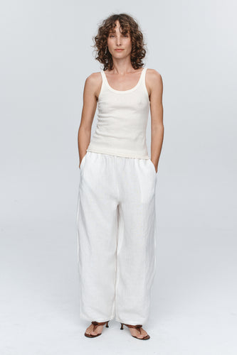 Marle Sena Singlet - Creme Hyde Boutique