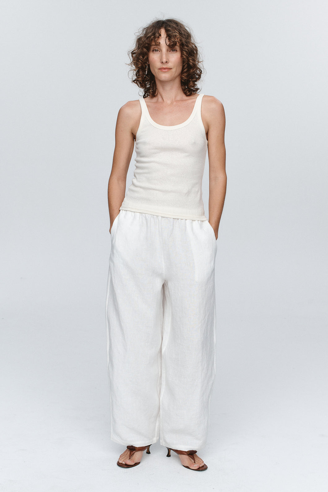 Marle Sena Singlet - Creme Hyde Boutique