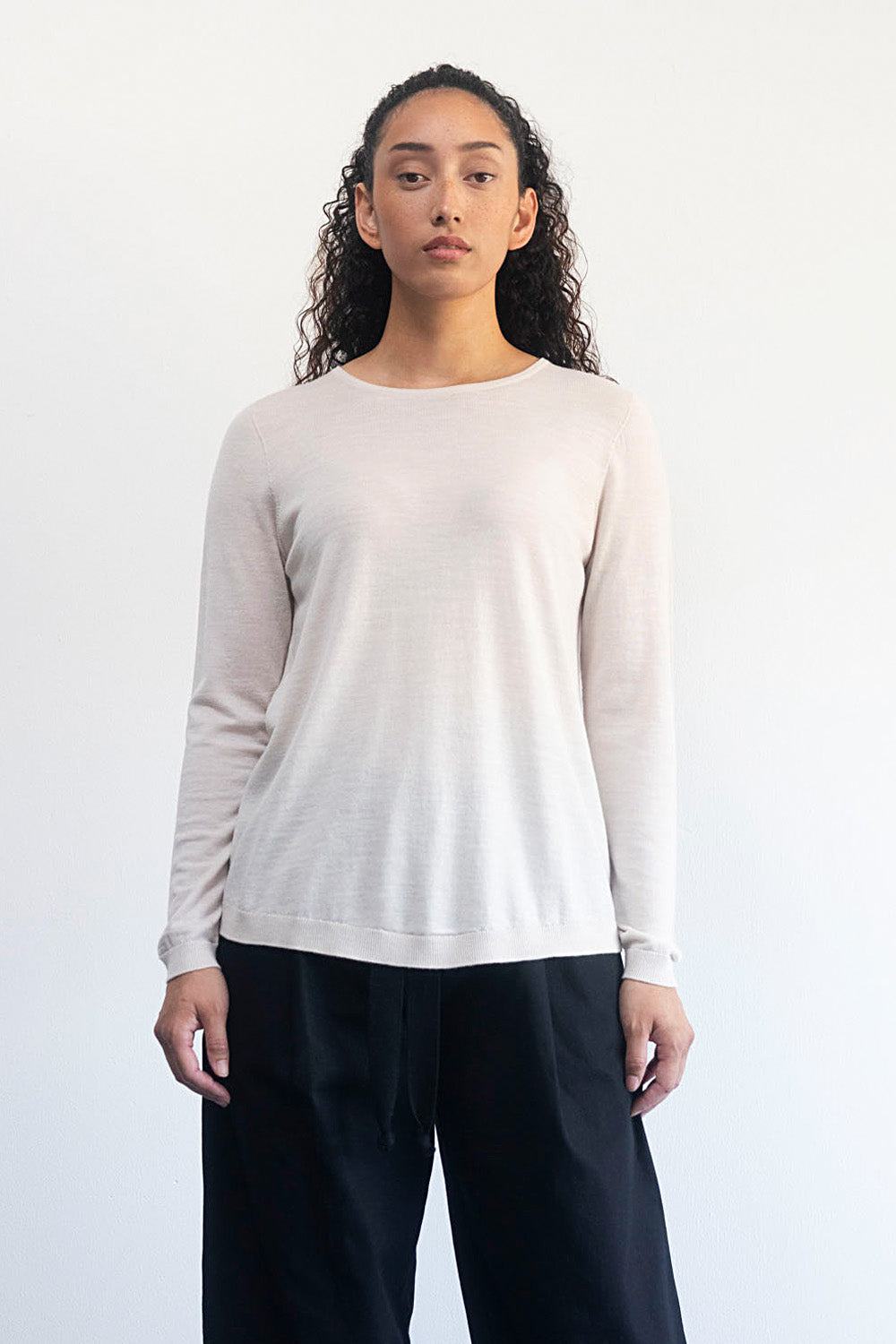 Standard Issue Merino Swing Sweater - Alabaster Hyde Boutique