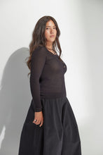 Load image into Gallery viewer, Standard Issue Cotton Henley - Black Hyde Boutique
