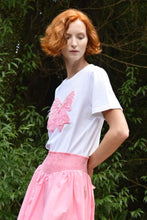 Load image into Gallery viewer, Coop by Trelise Cooper Simply Bowtiful T-Shirt - White &amp; Pink Hyde Boutique
