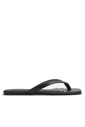 La Tribe Square Toe Thong - Black Hyde Boutique