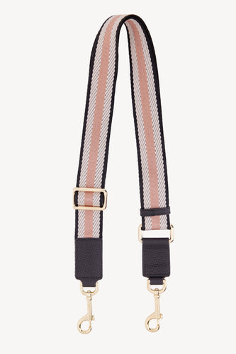 SABEN Feature Strap - Black + White + Desert Rose Handbags Saben